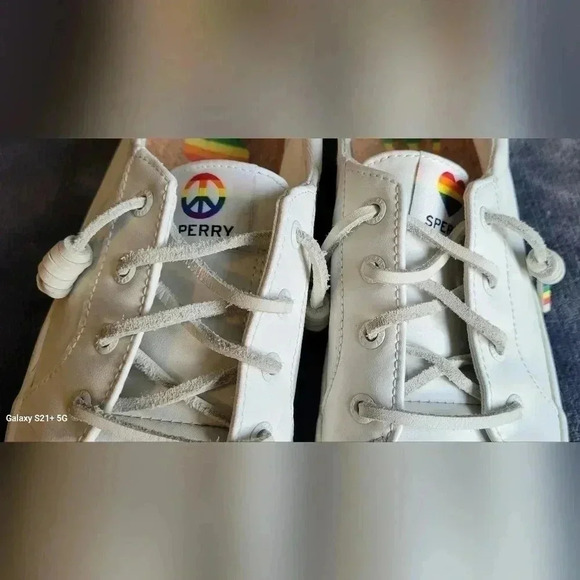 Sperry Pride Crest Vibe Platform Sneaker, size 7.5 - Picture 11 of 11